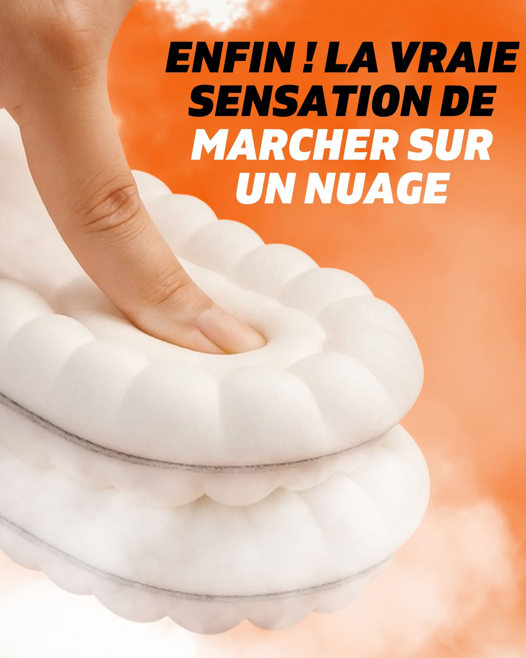CLOUD™ - La semelle orthopédique au confort nuageux