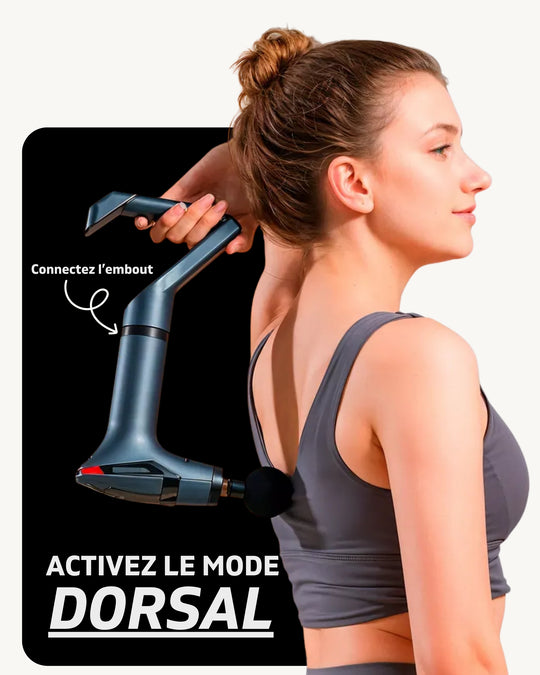 FLEX™ - Pistolet de massage musculaire 3-en-1 - Taqavibe