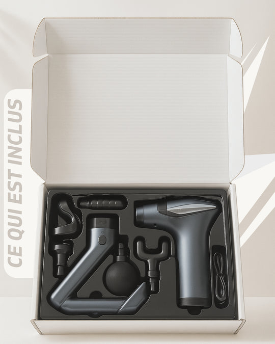 FLEX™ - Pistolet de massage musculaire 3-en-1 - Taqavibe