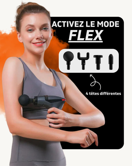 FLEX™ - Le pistolet de massage détachable