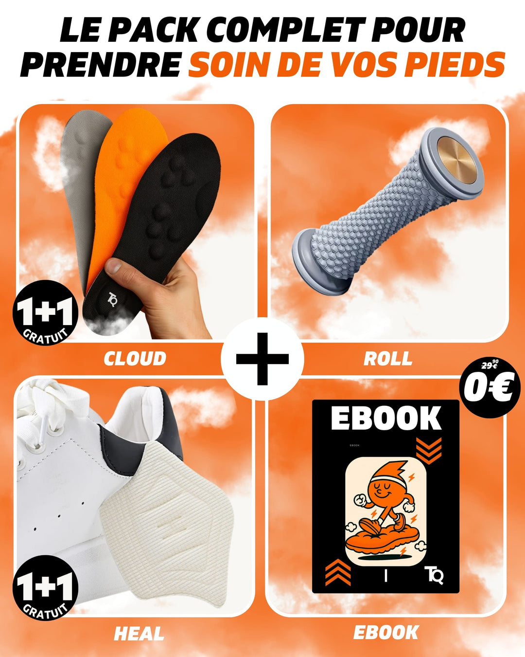 CLOUD™ - La semelle orthopédique au confort nuageux