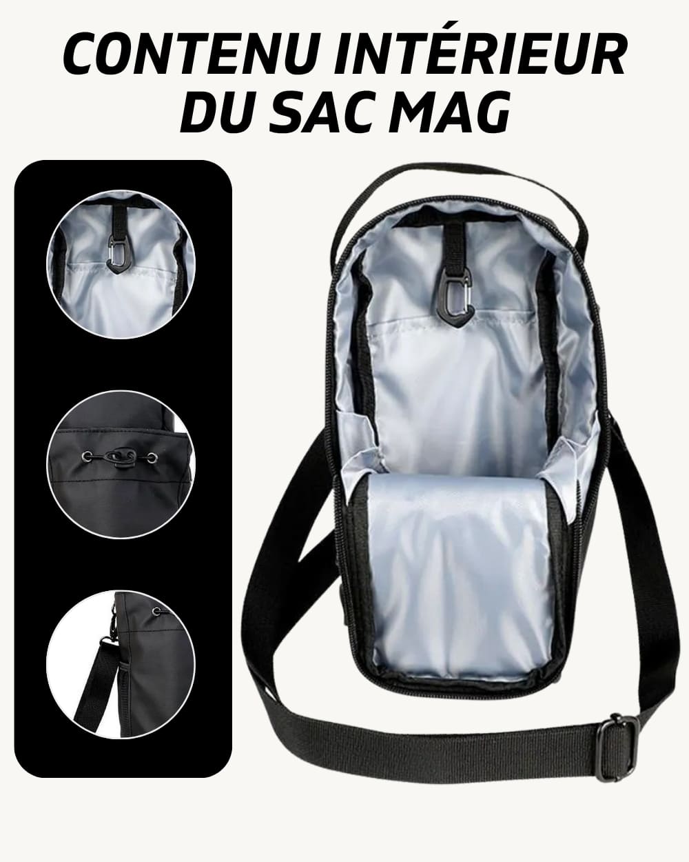MAG™ - Sac de Fitness magnétique avec sangle - Taqavibe