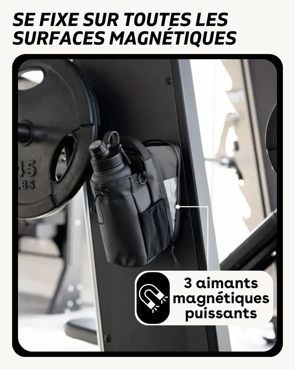 MAG™ - Sac de Fitness magnétique avec sangle - Taqavibe