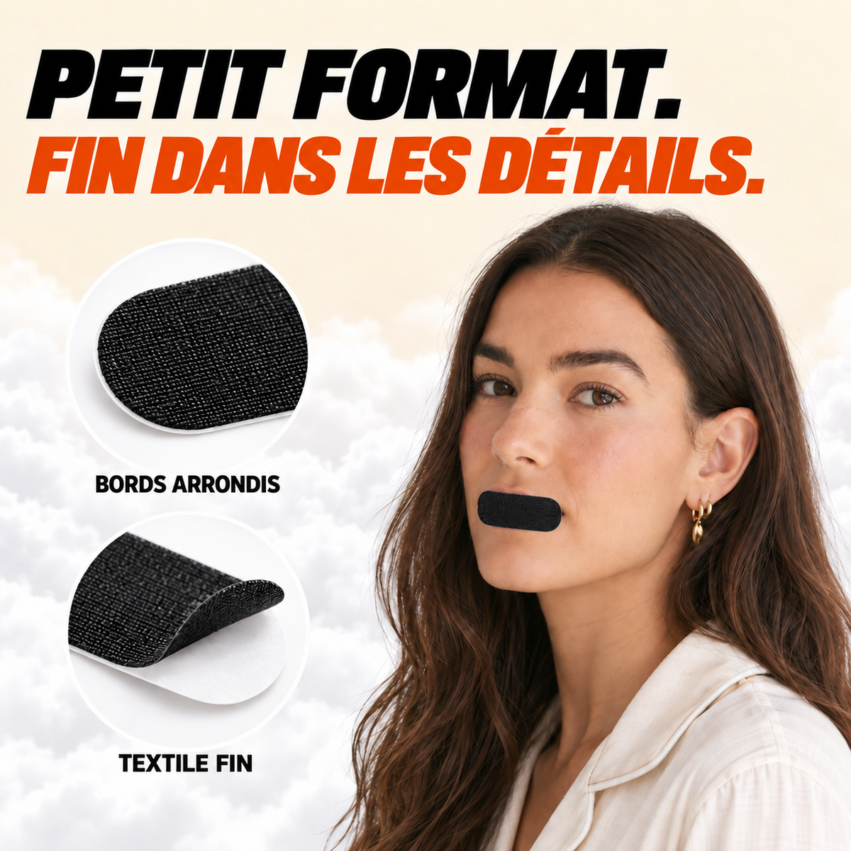 REST - Bandes buccales pour le sommeil
