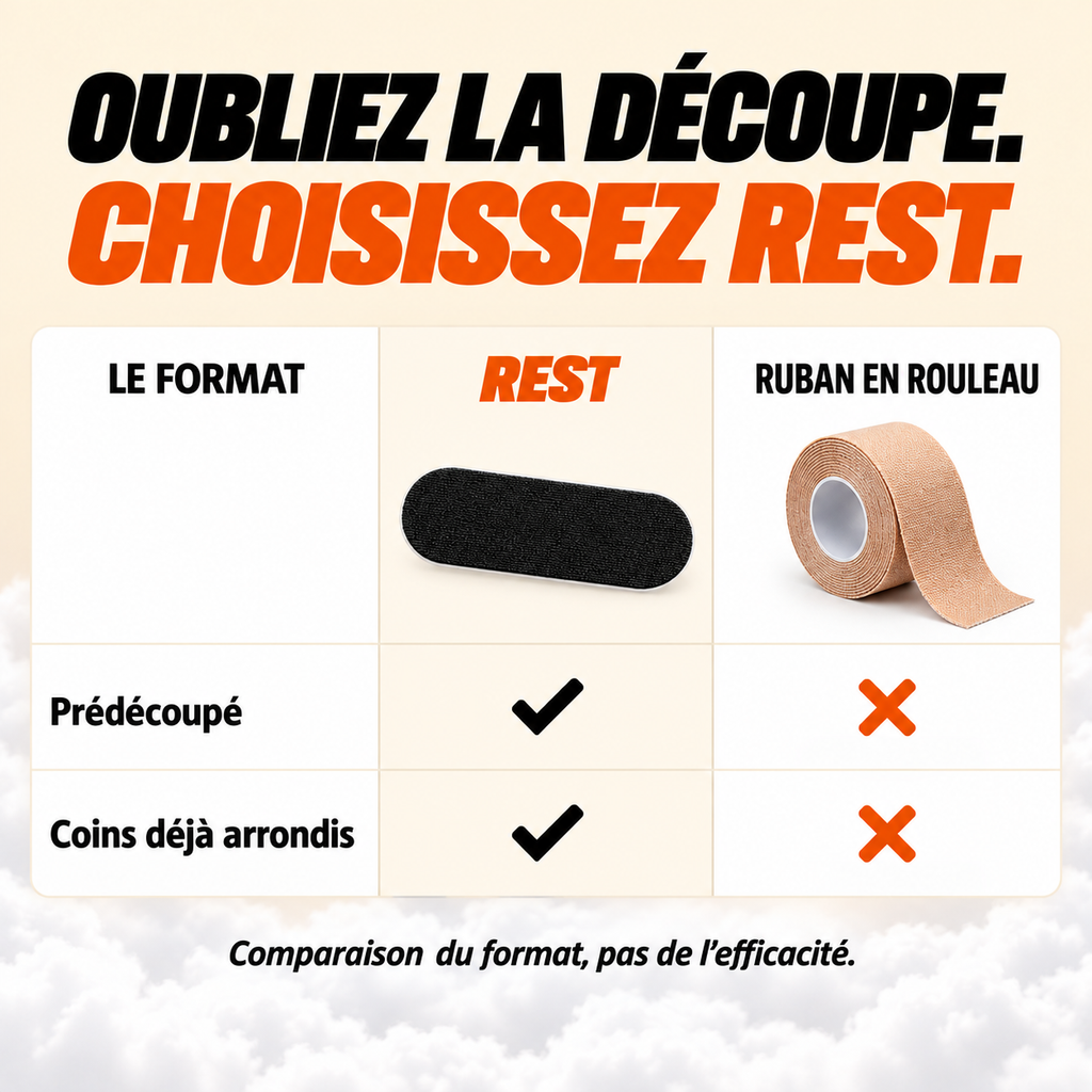 REST - Bandes buccales pour le sommeil