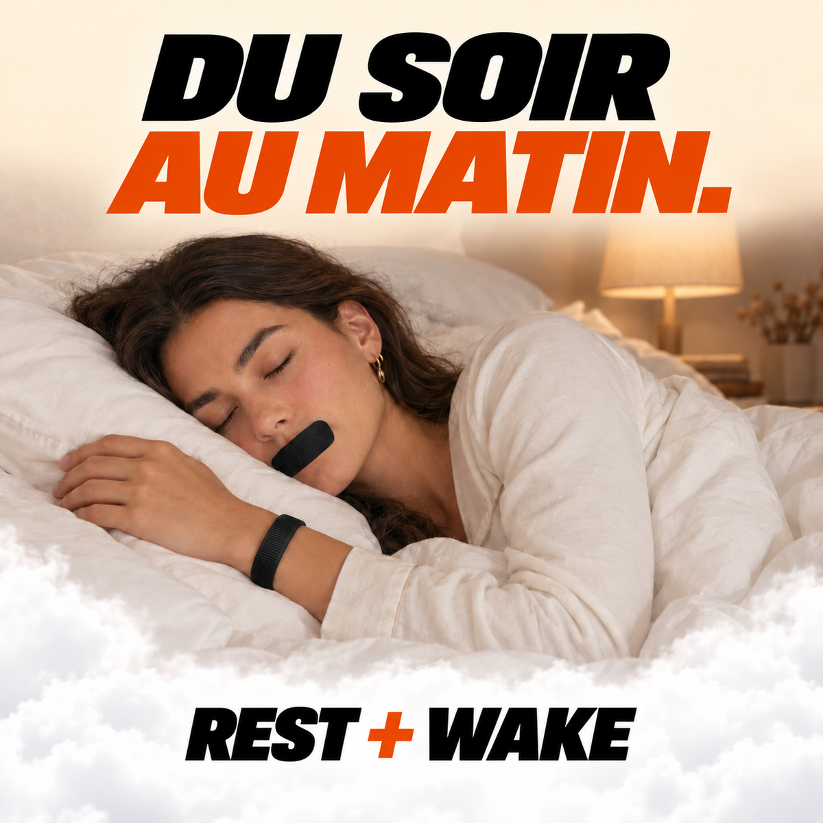 REST - Bandes buccales pour le sommeil