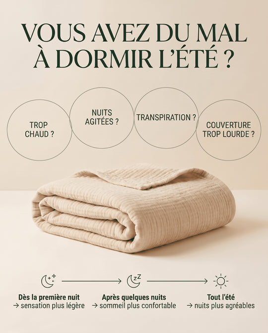 SOFT™ - Couverture d'Été ultra légère en mousseline