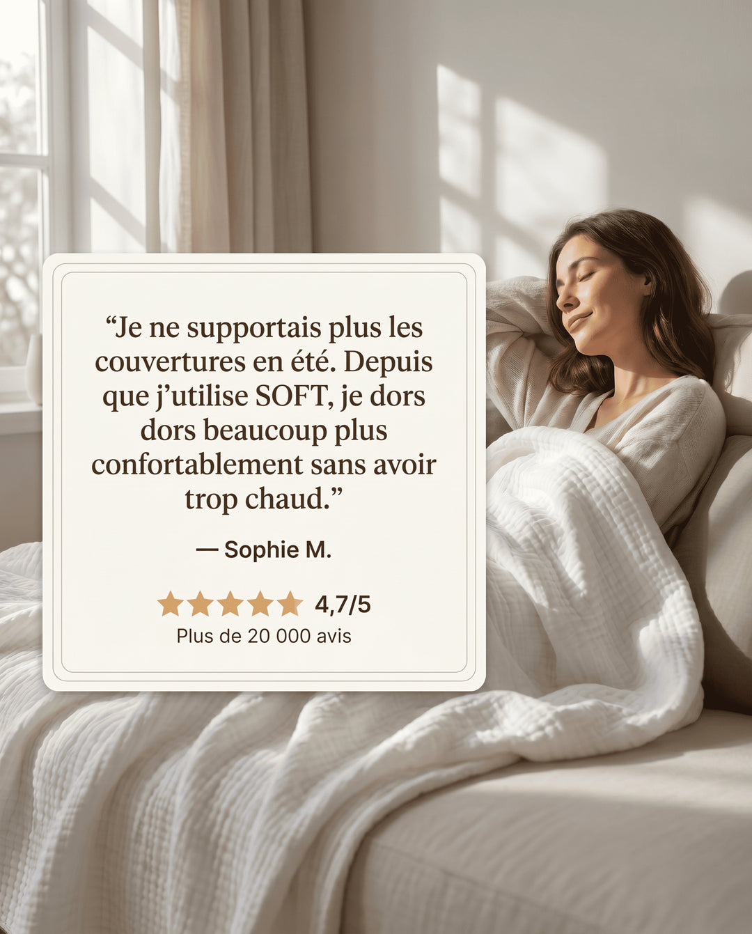 SOFT™ - Couverture d'Été ultra légère en mousseline
