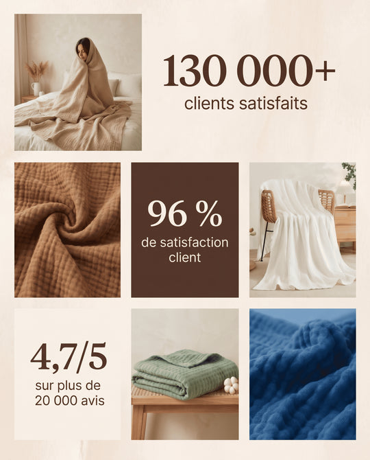 SOFT™ - Couverture d'Été ultra légère en mousseline