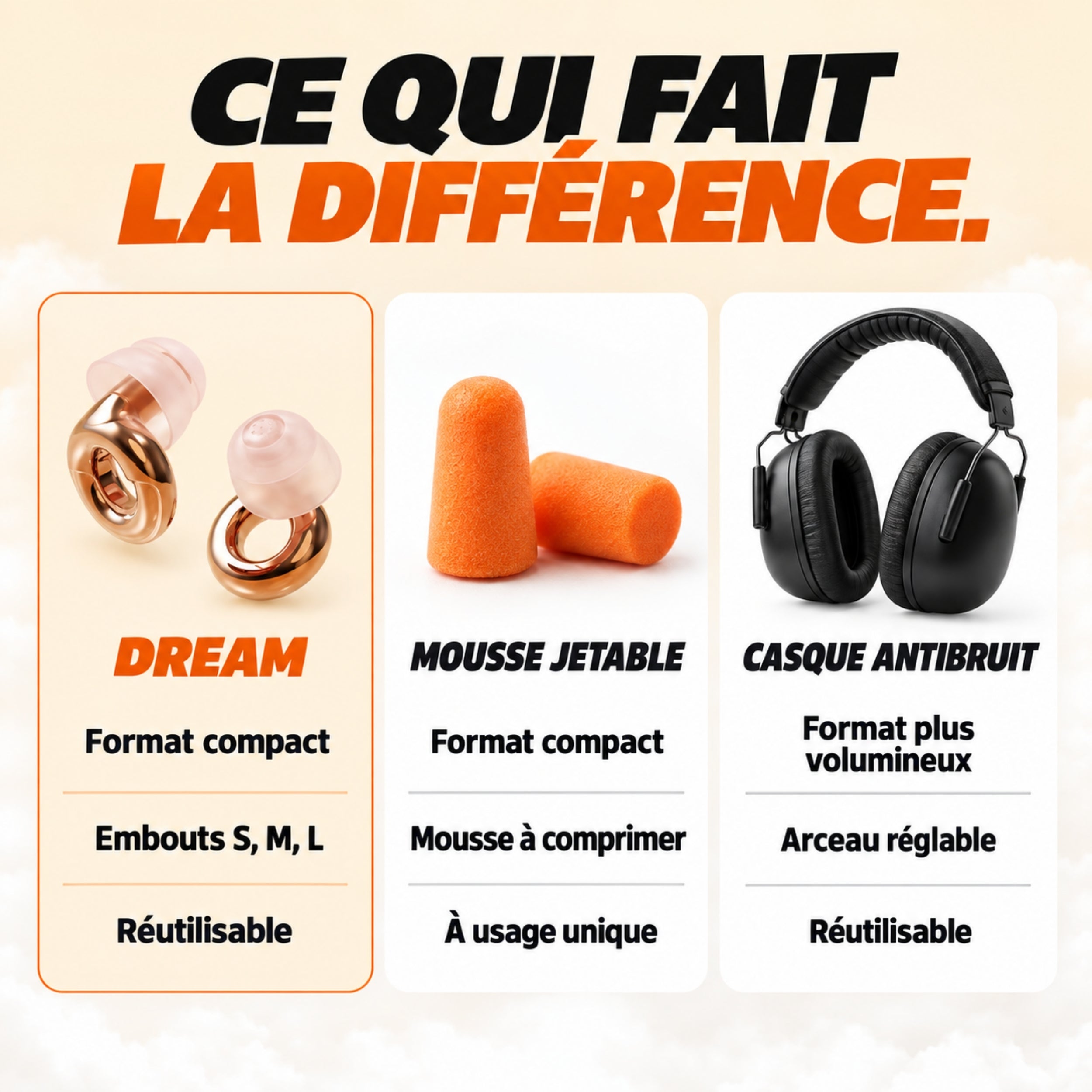 DREAM™ - Bouchons d'oreilles