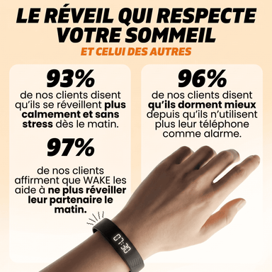WAKE™ - Le réveil vibrant pour les adultes