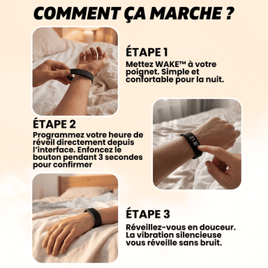 WAKE™ - Le réveil vibrant pour les adultes