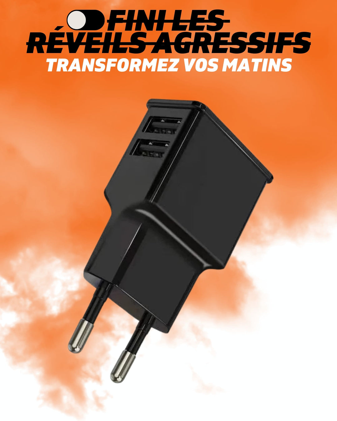 Chargeur USB duo pour WAKE™