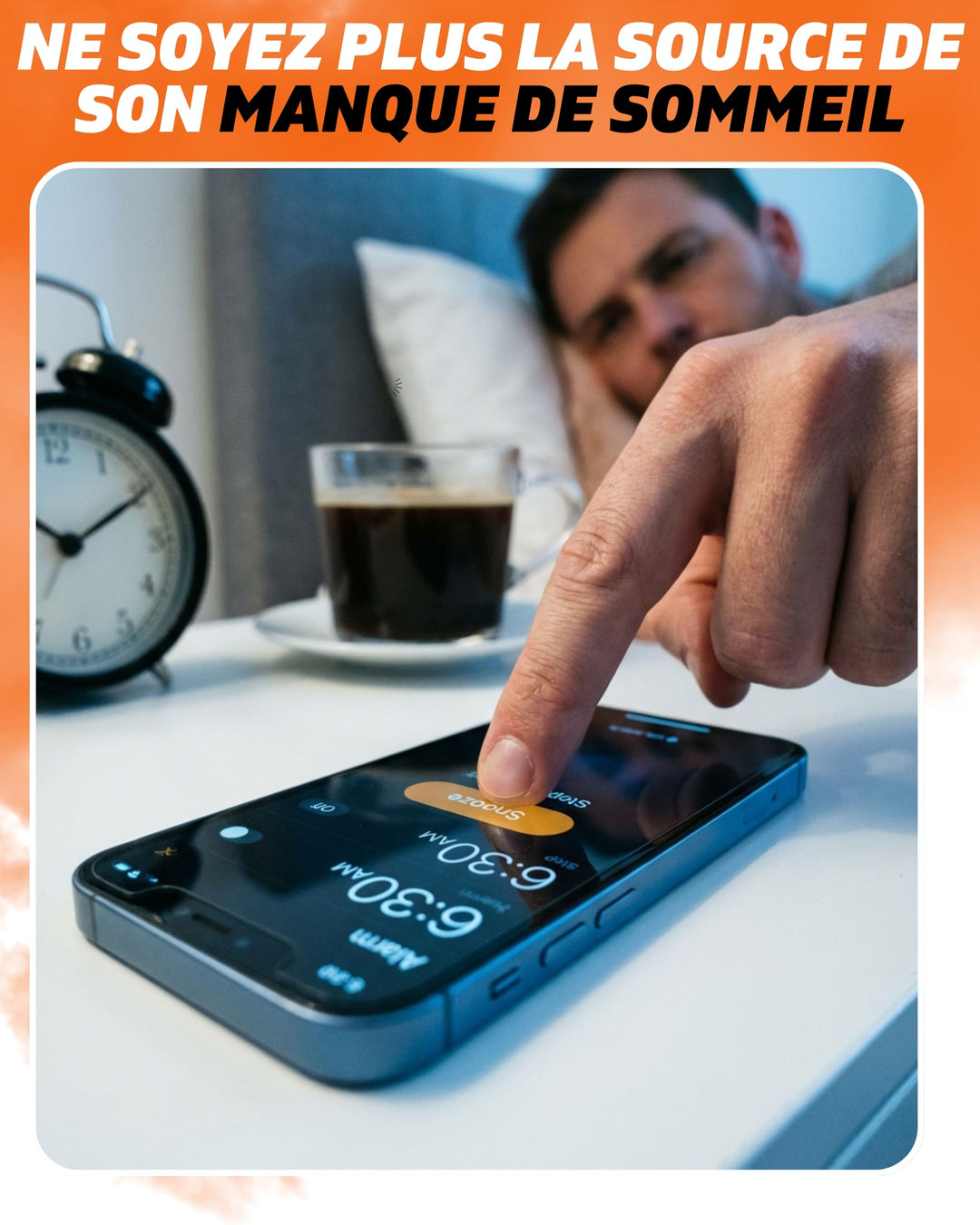 WAKE™ bracelet réveil intelligent - Vibrations douces pour un réveil naturel et progressif