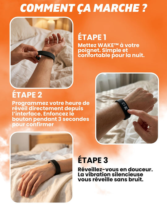WAKE™ - Le réveil vibrant sans stress