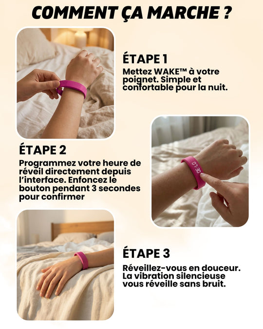 WAKE™ - Le réveil vibrant pour les enfants