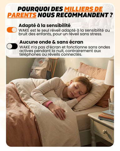 WAKE™ - Le réveil vibrant pour les enfants