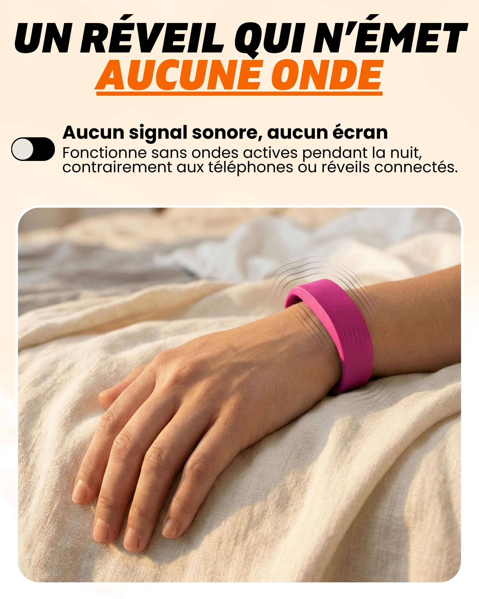 WAKE™ - Le réveil vibrant pour les adultes