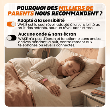 WAKE™ - Le réveil vibrant pour les enfants