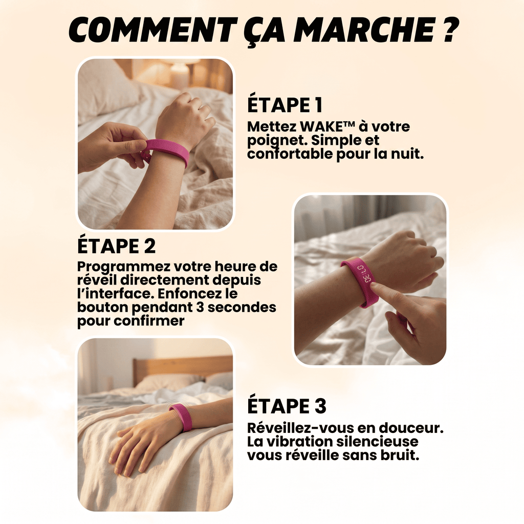 WAKE™ - Le réveil vibrant pour les enfants