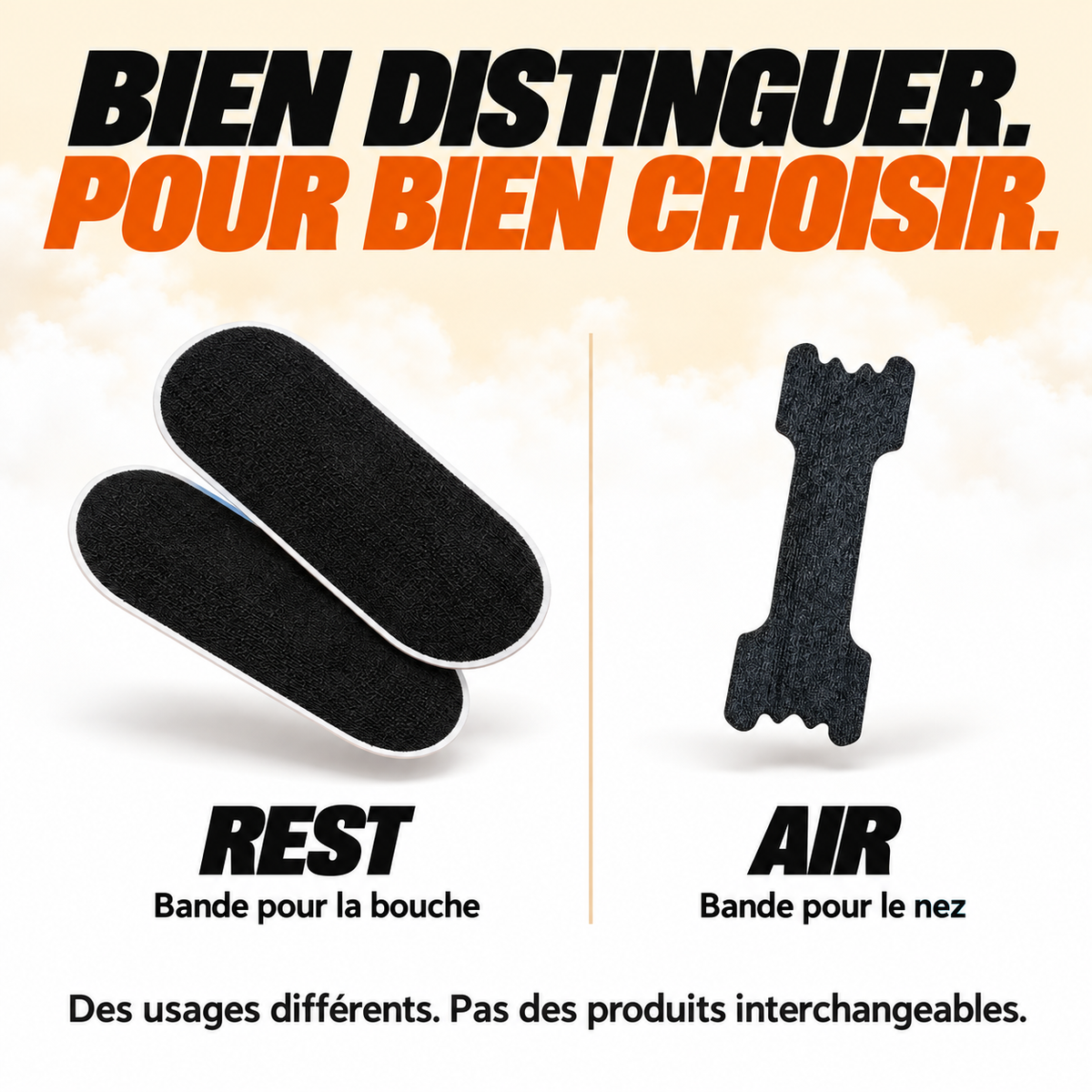 AIR - Bandes nasales pour le sommeil