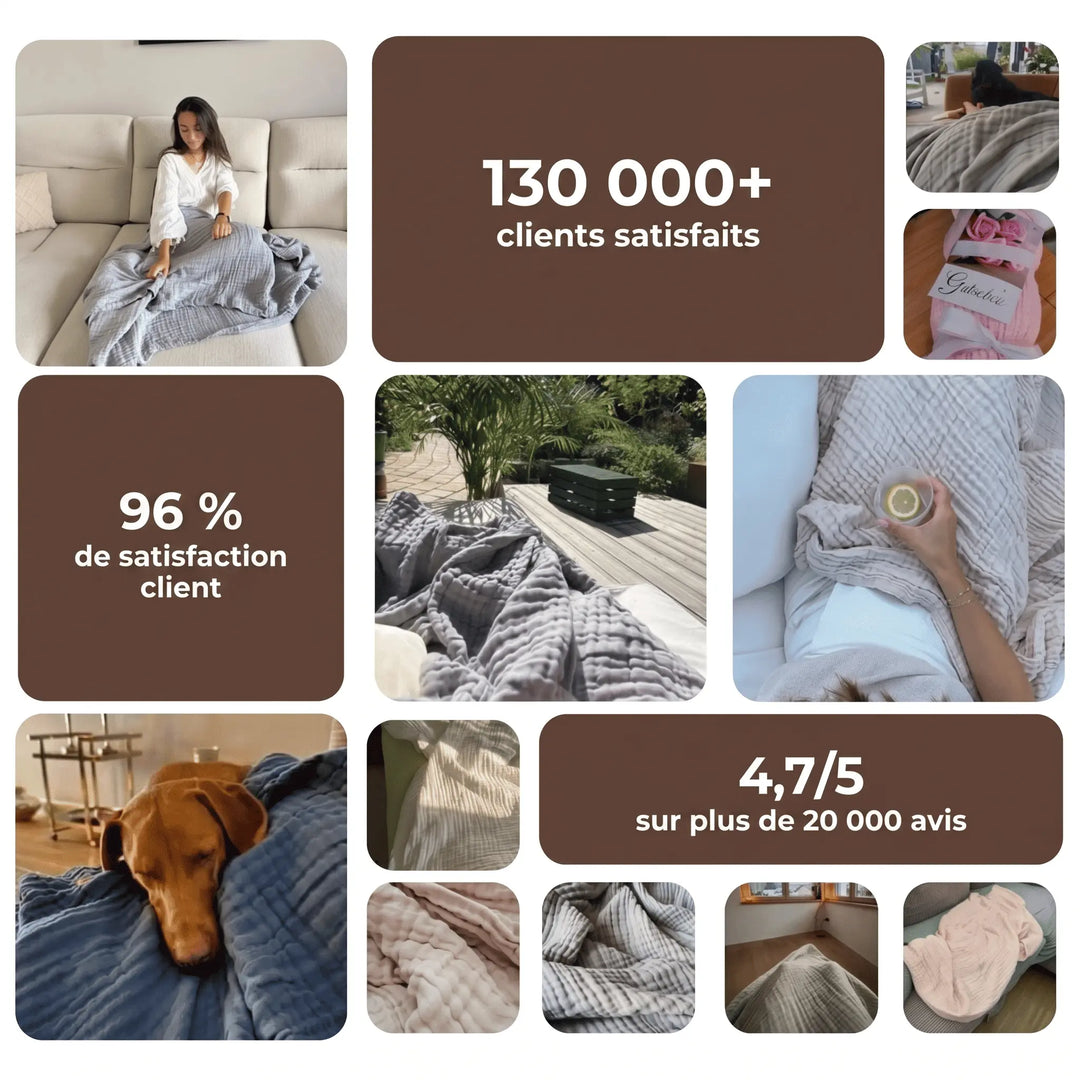SOFT™ - Couverture d'Été ultra légère en mousseline