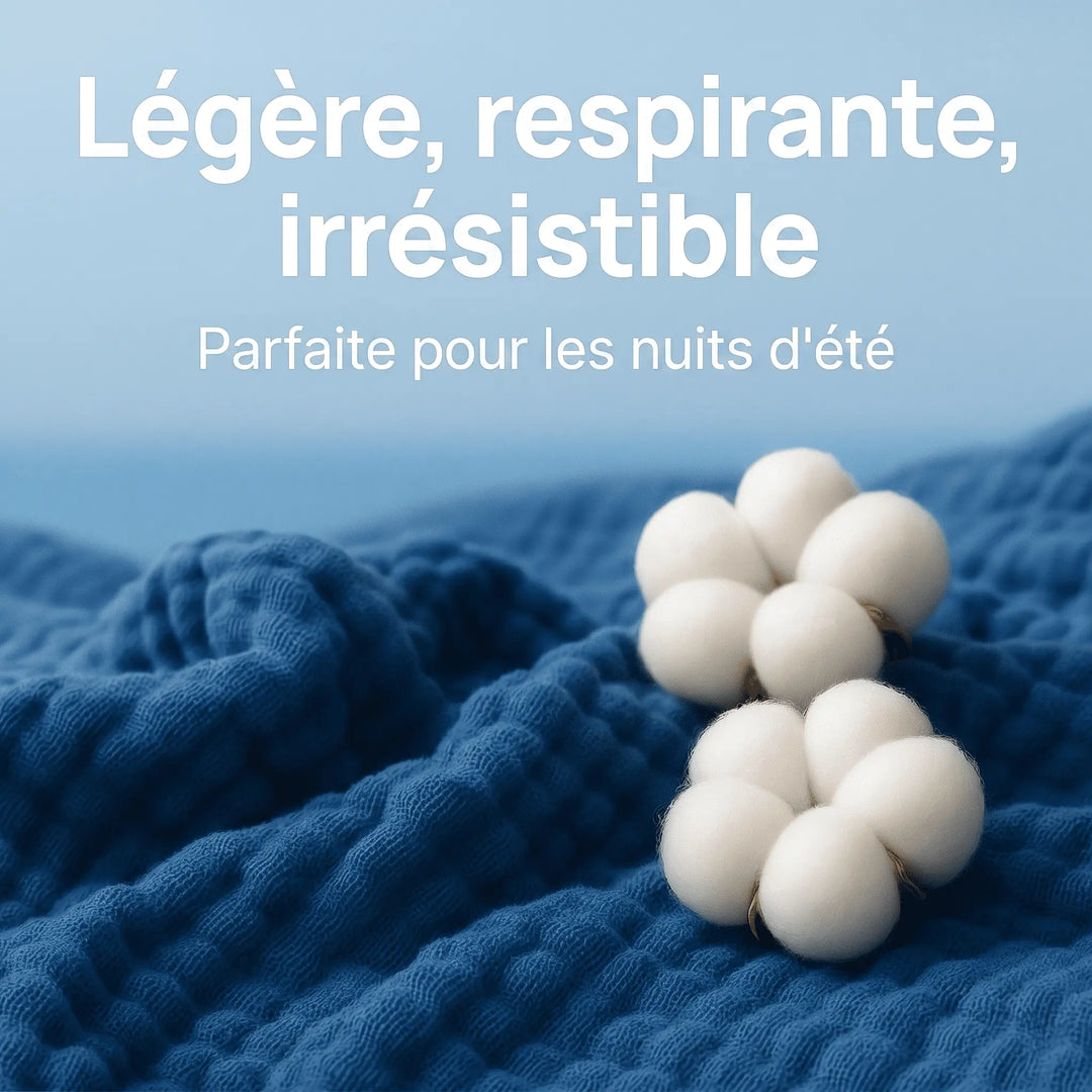 SOFT™ - Couverture d'Été ultra légère en mousseline
