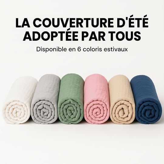 SOFT™ - Couverture d'Été ultra légère en mousseline