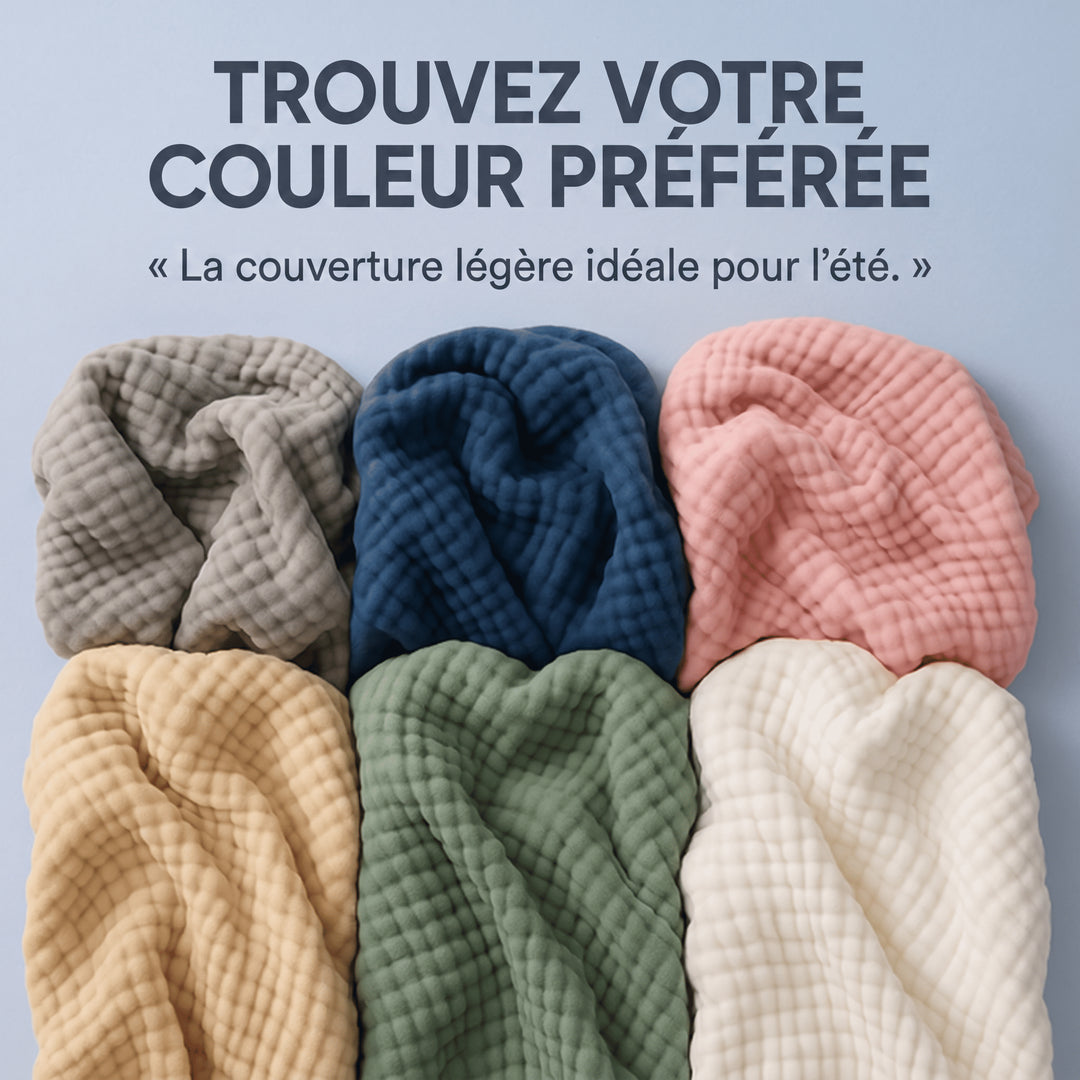 SOFT™ - Couverture d'Été ultra légère en mousseline